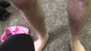 European boy undresses naked and receives nailed