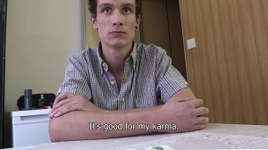 Czech lad stretched and nailed hard