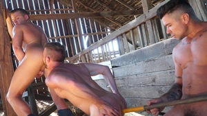 Falcon Studios: Bodybuilder Brian Bonds ass fuck