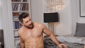 SeanCody: Throat fuck indoors next to pierced gay Levi