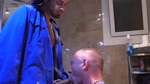MachoFactory.com: Latino impressed by big black cock guy