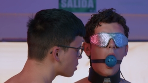 He gets milked dry by two hungry men